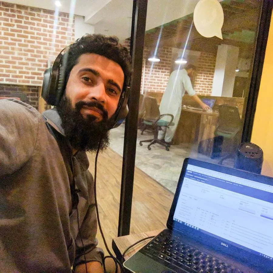 M. Aamir Mursleen, founder of Nafran, in the photo Ahrefs shared on Instagram